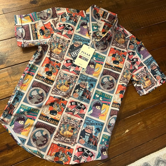 RSVLTS Other - RSVLTS Pixar Fest Posters Button Up Shirt Mens